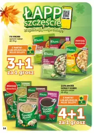 Groszek gazetka | Supermarket Strona 14: Zupa Knorr Gorący Kubek €0,01, Knorr Fix Makaron Kremowe 4 Sery z Mozzarella €0,01