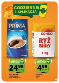Groszek gazetka | Supermarket Strona 19: Kawa Mielona Prima Finezja €24,99, Ryż biały Sonko €4,99
