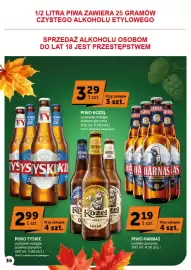Groszek gazetka | Supermarket Strona 36: Piwo Tyskie €2,99, Piwo Harnaś €2,19