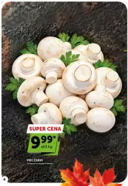 Groszek gazetka | Supermarket Strona 4: 4 SUPER CENA 9.99* zł/1 kg PIECZARKI *dostępne w wybranych sklepach