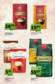 ABC gazetka | Sprawdz co wiecej Strona 7: Kawa ziarnista Jacobs Caffè Crema Gold €55,99, Kawa cappuccino Mokate Classic €5,49