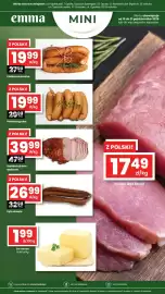 EMMA market gazetka | Mini Strona 2: Parówka gruba €19,99, Szynka bukiem wędzona €39,99