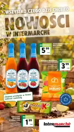 Intermarche gazetka Strona 1: Naturalne chipsy musujące jabłko o smaku mango i matchy Crispy Natural €3,99