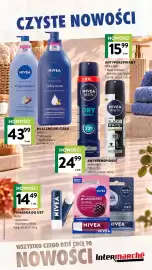 Intermarche gazetka Strona 12: Pomadka do ust Blackberry Shine Nivea €14,49, Mleczko do ciała Odżywcze Nivea €43,99
