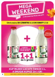 Groszek gazetka | Minimarket Strona 2: Mleko Łaciate Świeże €1,01