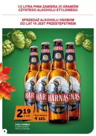 Groszek gazetka | Minimarket Strona 4: Piwo Harnaś €2,19