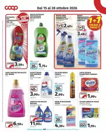 Volantino Coop Superstore Pagina 24: Additivo per bucato Napisan €11,90, Deodetersivo per lavatrice Deox €3,99