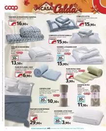 Volantino Coop Superstore Pagina 28: Trapunta in microfibra stampata €16,90, Coperta in pile Coop €11,10