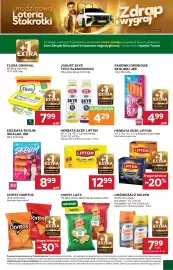 Stokrotka gazetka tydzień 42 Strona 13: Flora Original €7,99, Herbata Eksp. Lipton €12,99