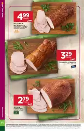 Stokrotka gazetka tydzień 42 Strona 18: Schab od Szwagra €3,29, Polędwica bez dodatku konserwantów €4,99