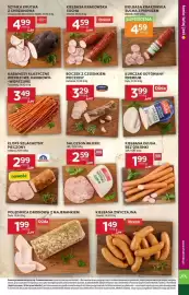 Stokrotka gazetka tydzień 42 Strona 19: Kiełbasa Krakowska Sucha Olewnik €4,59, Boczek z Czosnkiem Pieczony Hańderek €3,29