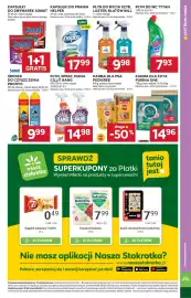 Stokrotka gazetka tydzień 42 Strona 37: Kapsułki do prania Helper €17,99, Karma dla kota Purina One €14,96