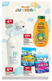 Stokrotka gazetka tydzień 42 Strona 39: Szampon z odżywką Garnier Botanic Therapy €11,98, Krem Ziajka €4,58