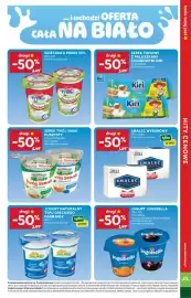 Stokrotka gazetka tydzień 42 Strona 7: Smalec Wyborowy €1,99, Serek Topiony z Paluszками Chlebowymi Kiri €3,99