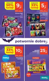 Dealz gazetka tydzień 42 Strona 11: Želki Haribo Halloween Minis €25,00, Żelki w kształcie czaszek Trollli €10,00