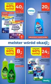 Dealz gazetka tydzień 42 Strona 31: Tabletki do zmywarki Glanz Meister Platinum €24,00, Płyn do mycia naczyń Palmolive €8,00