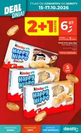 Dealz gazetka tydzień 42 Strona 4: Kinder Happy Hippo Biscuit €6,67