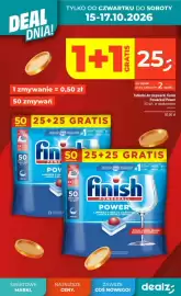 Dealz gazetka tydzień 42 Strona 2: Tabletki do zmywarki Finish Powerball Power €25,00