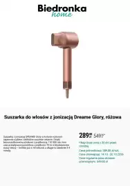 Biedronka gazetka tydzień 42 Strona 2: Suszarka do włosów z jonizacją Dreame Glory €289,00