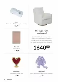 Babypark folder Pagina 18: Happy Horse Konijn Richie knuffel €21,99, Oilo Studio Flynn voedingsstoel €1.640,00