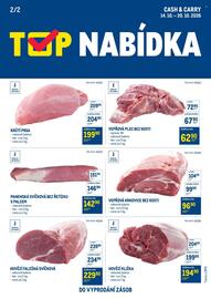 Makro leták týden 42 Strana 2: Hovězí kližka €194,90, Vepřová plec bez kosti €62,90