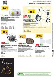 Catalogue DomPro page 4: 3M DEMI-MASQUE REUTILISABLE SANS MAINTENANCE 3M A FILTRE INTEGRE K4277+ €38,61