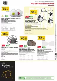 Catalogue DomPro page 4: 3M DEMI-MASQUE REUTILISABLE SANS MAINTENANCE 3M A FILTRE INTEGRE K4277+ €38,61