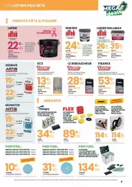 Catalogue Tollens page 7: Alltek Enduit allégé LM150 €22,90, FLEX LOT ABRASIFS €89,90