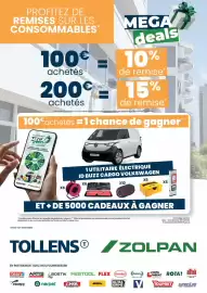 Catalogue Tollens page 8: PROFITEZ DE REMISES SUR LES CONSOMMABLES* 100€ achetés 200€ achetés MEGA deals 10% de remise 15%
