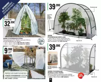 Catalogue Shopix page 20: SERRE D'HIVERNAGE MURALE AVEC PORTE €39,99, VOILES D'HIVERNAGE €9,99