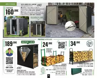 Catalogue Shopix page 24: ABRI BÛCHES EXTERIEUR AVEC HOUSSE €189,99, Terre Jardin SERRE BÛCHES LUXE €34,99