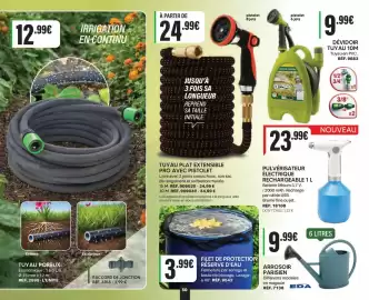 Catalogue Shopix page 30: DÉVIDOIR TUYAU 10M €9,99, FILET DE PROTECTION RÉSERVE D'EAU €3,99