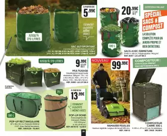Catalogue Shopix page 39: RAMASSE FEUILLES €99,99, COMPOSTEUR CARRÉ 300 L €39,99