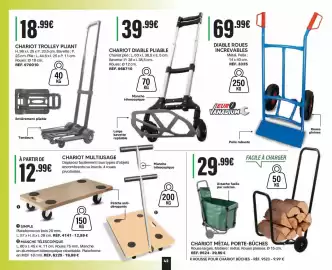 Catalogue Shopix page 42: CHARIOT TROLLEY PLIANT €18,99, EURO VANADIUM DIABLE ROUES INCROYABLES €69,99
