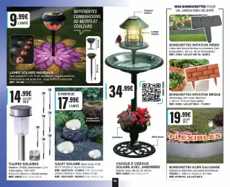 Catalogue Shopix page 44: BORDURETTES ACIER GALVANISÉ €19,99, BORDURETTES IMITATION BRIQUE €11,99