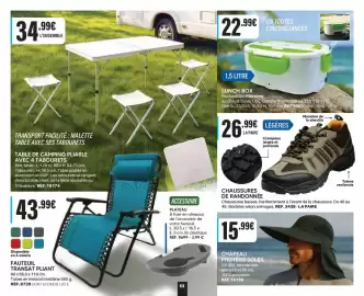 Catalogue Shopix page 52: CHAUSSES DE RANDONNÉE €26,99, CHAPEAU PROTÈGE SOLEIL €15,99