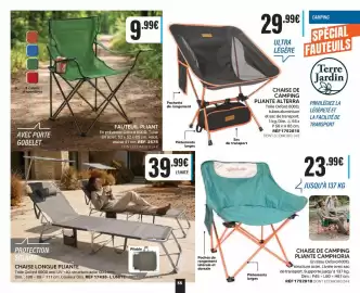 Catalogue Shopix page 55: Camphoria Chaise de camping pliante €23,99, ALTErrA Chaise de camping pliante €29,99