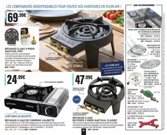 Catalogue Shopix page 56: GAZTIVAL Classic RECHAUD A GAZ EN FONTE 3 PIEDS €47,99