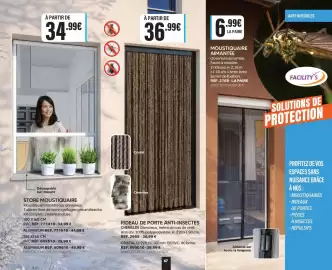 Catalogue Shopix page 67: RIDEAU DE PORTE ANTI-INSECTES €36,99, FACILITY'S MOUSTIQUAIRE AIMANTÉE €6,99