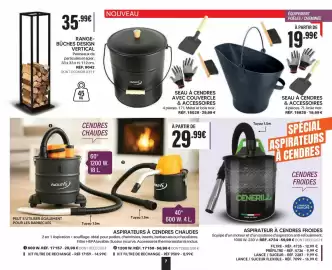 Catalogue Shopix page 7: RANGE-BÛCHES DESIGN VERTICAL €35,99, FACILITY'S SEAU À CENDRES €29,99
