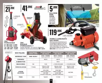 Catalogue Shopix page 72: CRIC HYDRAULIQUE €21,99, EURO VANADIUM CRIC ROULEUR HYDRAULIQUE 2 T €41,99