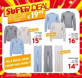 Catalogue Trafic page 18: PULL FEMME €16,99, GILET FEMME €15,99