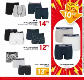 Catalogue Trafic page 25: FILA Boxers €13,99, FILA Boxers €12,99