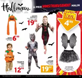 Catalogue Trafic page 3: COSTUME DE CITROUILLE BEBE €12,99, COSTUME LOUP GAROU €19,99