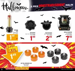 Catalogue Trafic page 8: BOUGIE LED €1,99, BOUGEoir €1,99