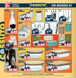 Volantino Cossuto Pagina 6: Bicchieri Colonia €0,99, Bicchieri Costanza €1,49