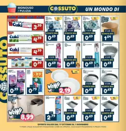 Volantino Cossuto Pagina 8: Vileda spugna glitzi crystal €0,79, Piatto €2,19