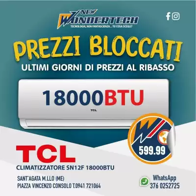 Volantino New Wondertech (valido fino al 19-10)