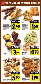Vomar Voordeelmarkt folder | Weekend Pagina 22: Mango of Speculoos Donut €0,79, Muffins €3,00