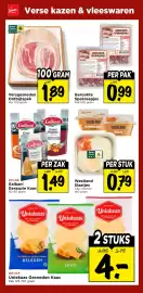 Vomar Voordeelmarkt folder | Weekend Pagina 25: Uniekaas Gesneden Kaas €4,00, Versgesneden Ontbijtspek €1,89